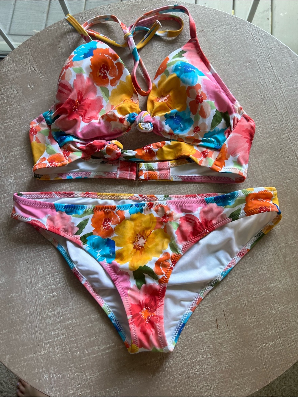 Shade & Shore Floral Bikini Set 34A/Small